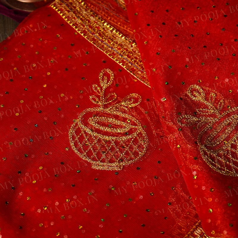 Gorgeous Red Mata Rani Chunri