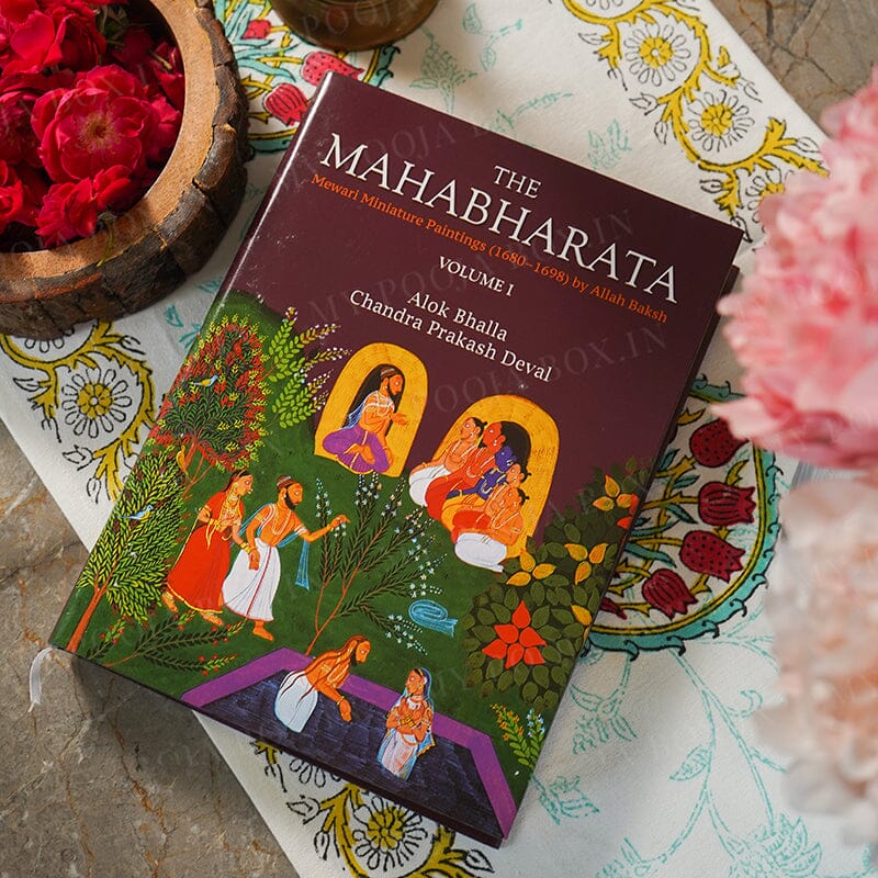 The Mahabharat Vol 1-4 Religious Coffee Table Book (Set of 4)