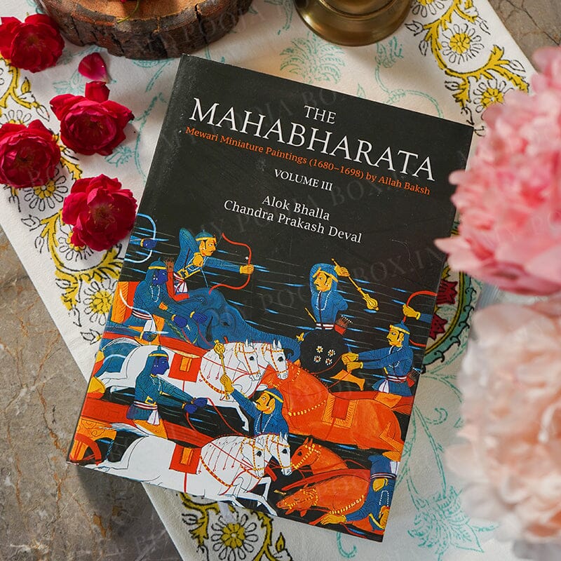 The Mahabharat Vol 1-4 Religious Coffee Table Book (Set of 4)