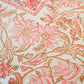 Pink Daisy Jaal Block Printed Table Cover
