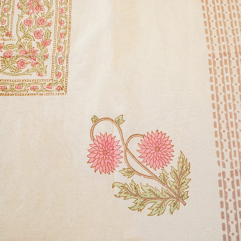 Sanganeri Block Printed Table Cover