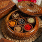 Mandala Wooden Pooja Samagridaan