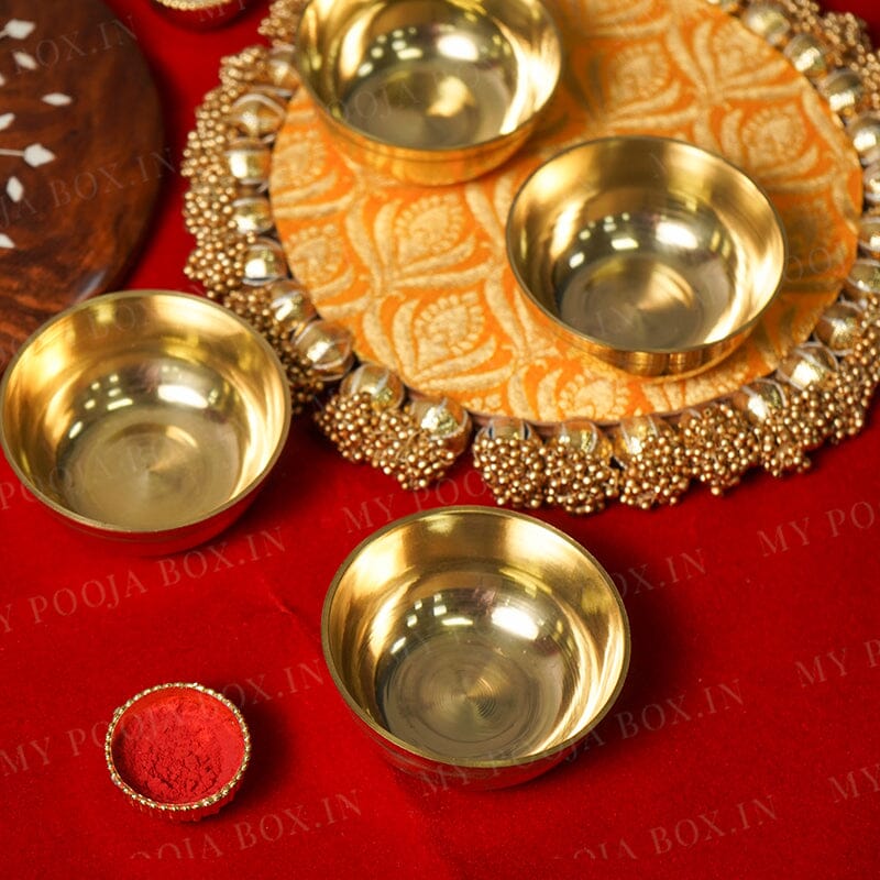 Small Bhog Katori - Set of 4