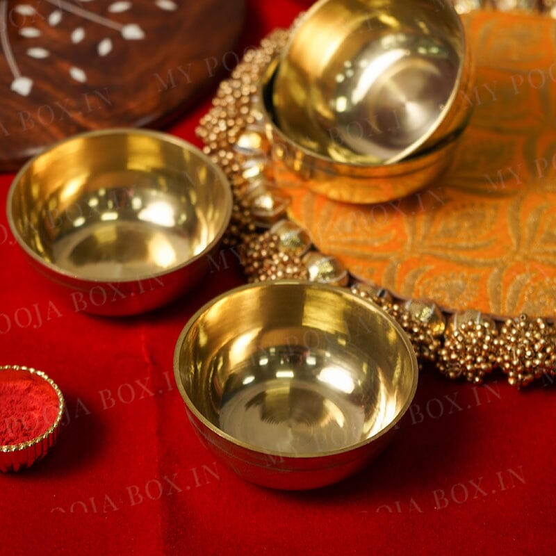 Small Bhog Katori - Set of 4