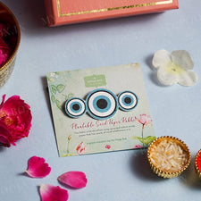 Eco-Friendly Plantable Seed Evil Eye Rakhi