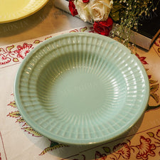 Pastel Turquoise Ceramic Dinner Plate