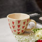 Cute Red Heart Ceramic Mug