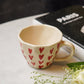 Cute Red Heart Ceramic Mug