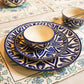 Blue Mehrab Dinner Set 37 Pc