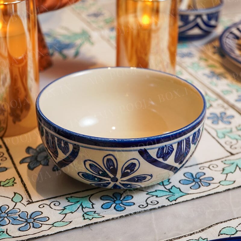 Blue Mehrab Dinner Set 37 Pc