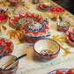 Red Flower Dinner Set 37 Pc