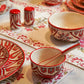 Red Mehrab Dinner Set 37 Pc