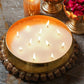 Gold Finish Luminous Scented Candle Urli