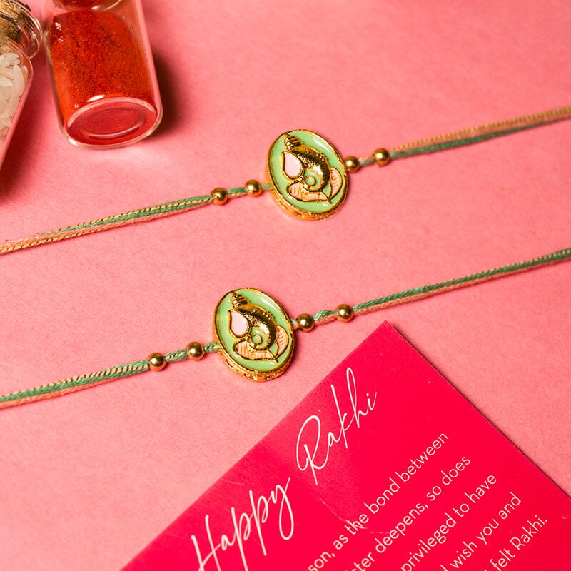 Lord Ganesha's Blessing Bhaiya Rakhi