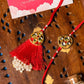 Red Majesty Kundan Bhaiya Bhabhi Rakhi