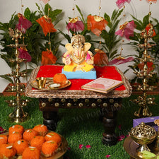 5INCH Eco-Friendly Akhurath Ganesh | Plant-A-Ganesha