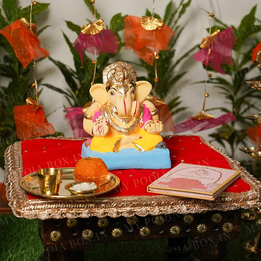 5INCH Eco-Friendly Akhurath Ganesh | Plant-A-Ganesha