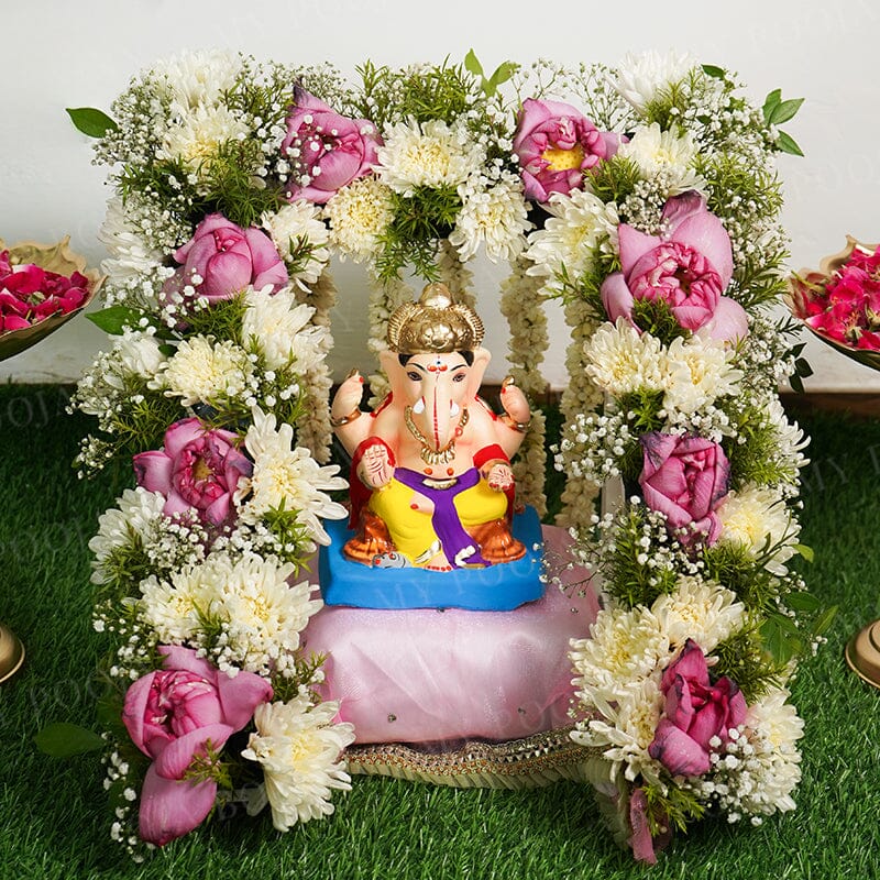 7INCH Eco-Friendly Shoorpakarna Ganesh | Plant-A-Ganesha