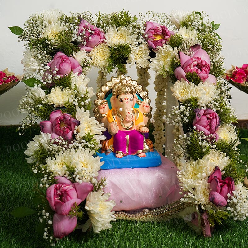 7INCH Eco-Friendly Mundakarama Ganesh | Plant-A-Ganesha