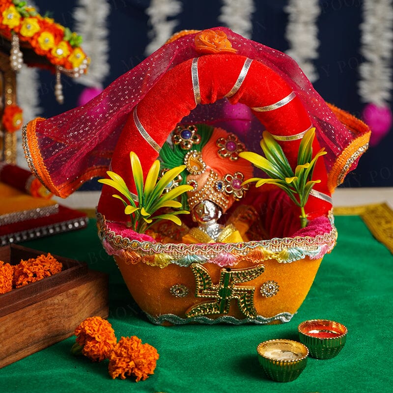 Laddu Gopal Ji Travel Basket