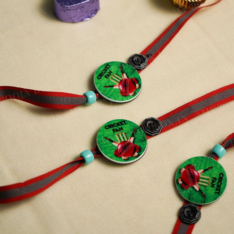 Cricket Fanatic Quirky Rakhi