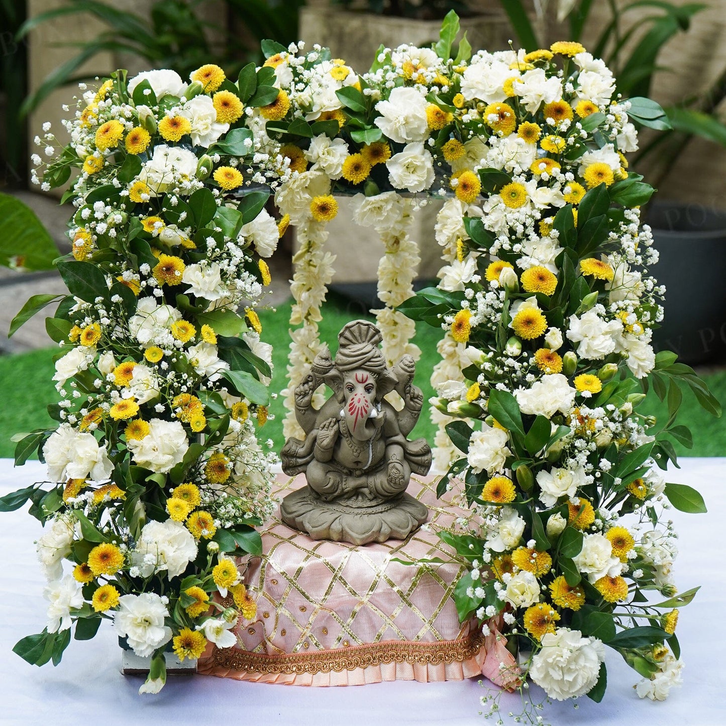 6INCH Sarpujaya Eco-Friendly Ganpati | Plant-A-Ganesha