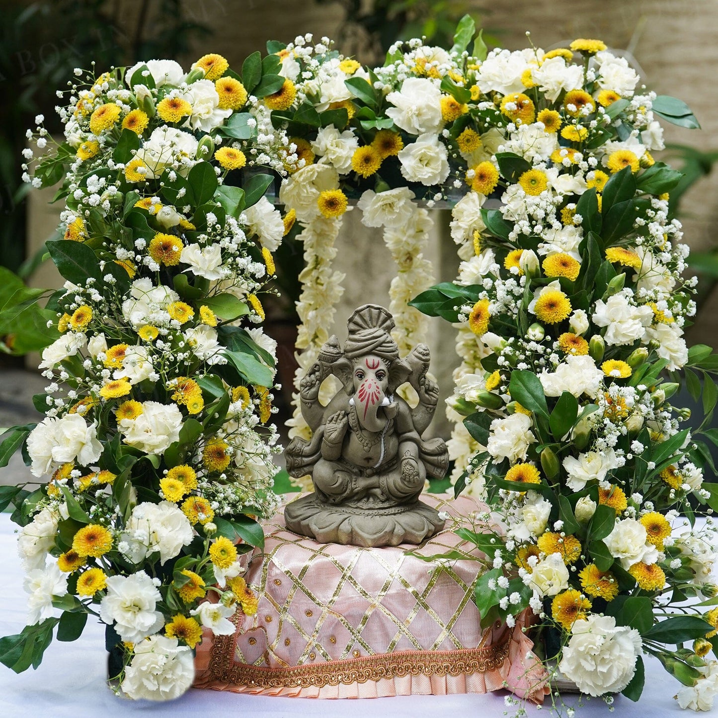 6INCH Sarpujaya Eco-Friendly Ganpati | Plant-A-Ganesha