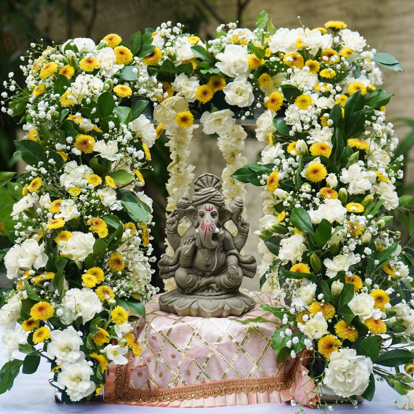 6INCH Sarpujaya Eco-Friendly Ganpati | Plant-A-Ganesha
