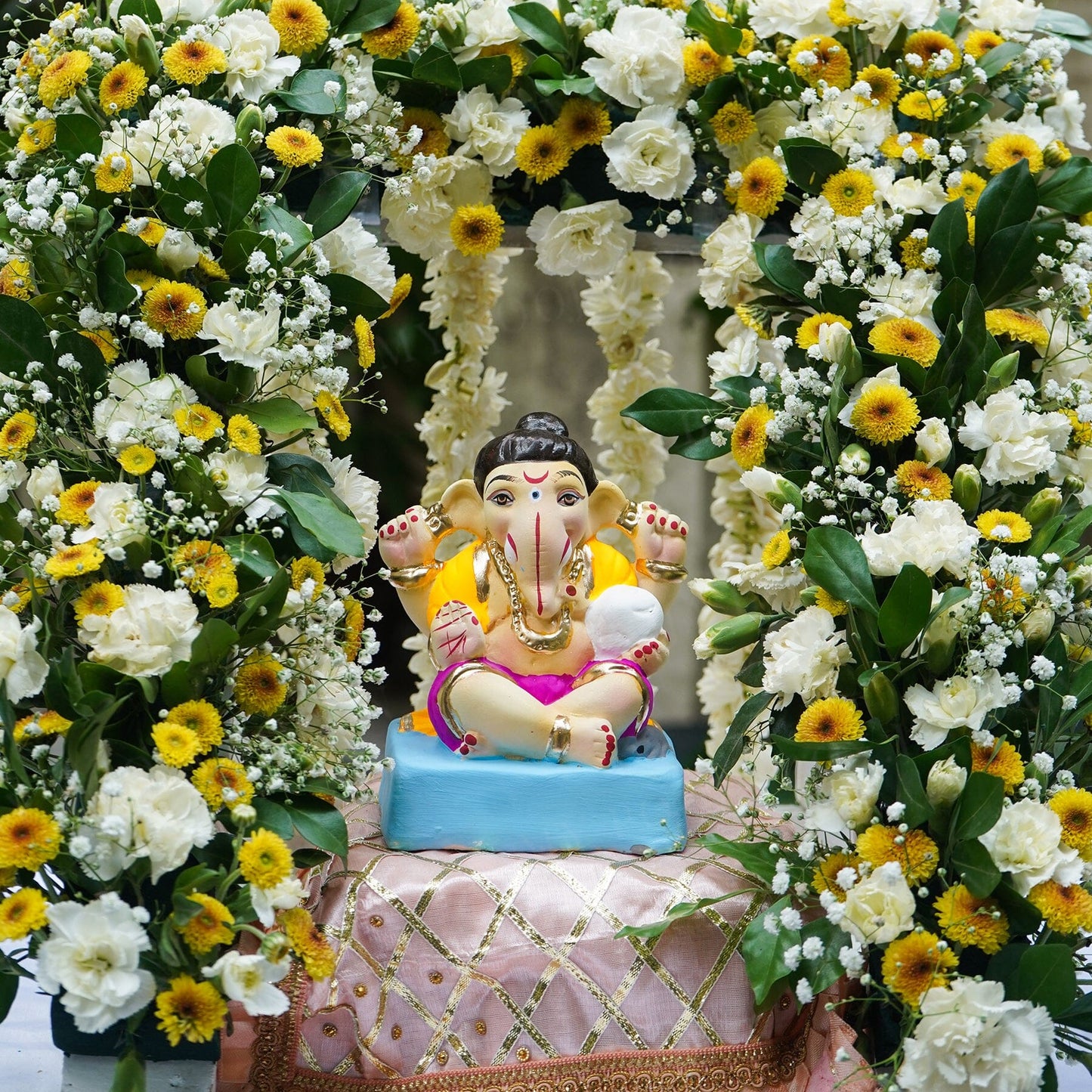 6INCH Eco-Friendly Devavrata Ganesh | Plant-A-Ganesha