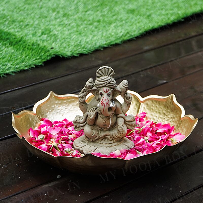 6INCH Sarpujaya Eco-Friendly Ganpati | Plant-A-Ganesha