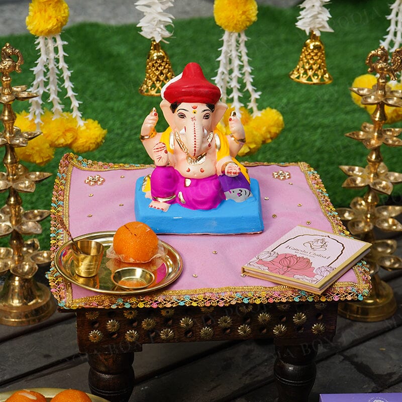 6INCH Eco-Friendly Durja Ganesh | Plant-A-Ganesha