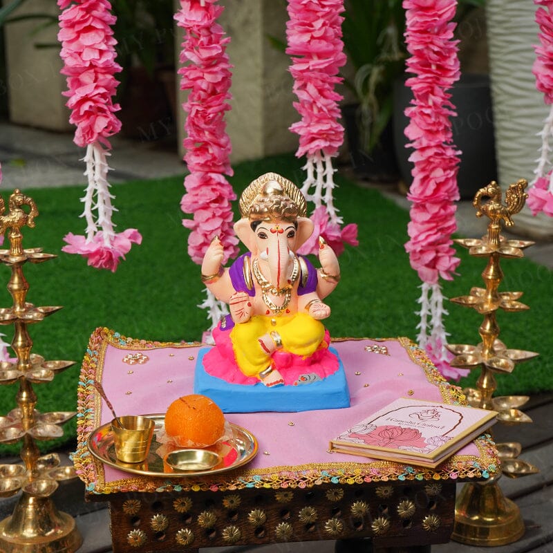 7INCH Eco-Friendly Vishwaraja Ganesh | Plant-A-Ganesha