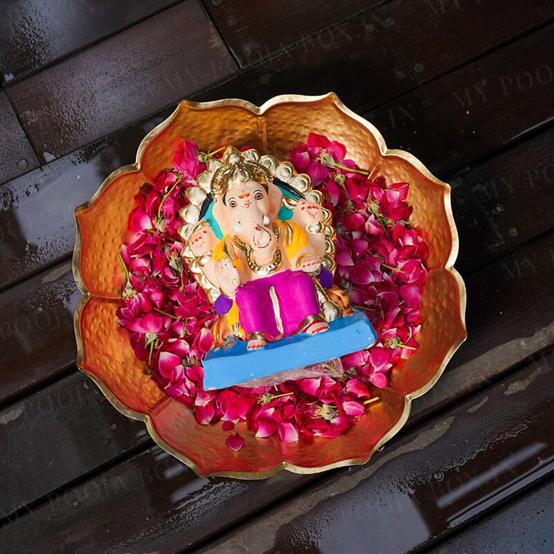 7INCH Eco-Friendly Mundakarama Ganesh | Plant-A-Ganesha