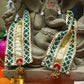 Green Golden Colour Patka/Dupatta  - 55cm.