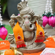 Velvet Patka/Dupatta Mustard - 30cm.