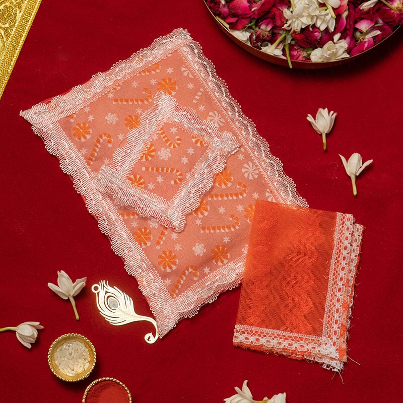 Laddu Gopal Floral Bedding Set