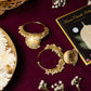 Royal Kundan Lemon Jhumka