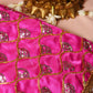 Royal Satin Gota Thali Cover