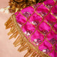 Royal Satin Gota Thali Cover