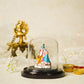 999 Silver Radiant Radha Krishna Idol