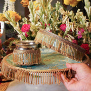 Blue Tassle Karwa Chauth Thali Set