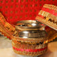 Red Sequin Karwa Chauth Thali Set