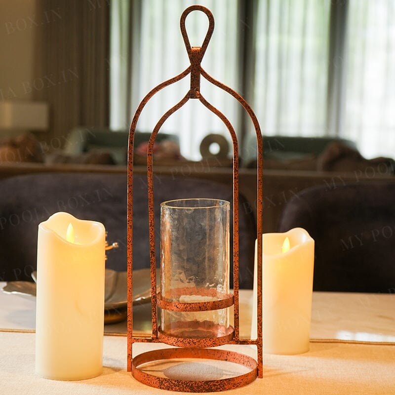 Vintage Rustic Retro Candle Holder Stand