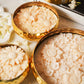 Jasmine Floral Wax Candle Urli (Gold)