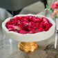 8" Marble Platter with Stand