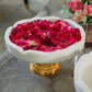 8" Marble Platter with Stand