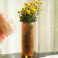 Glass Silaidar Candle Holder Cylindrical Vase Holder