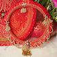 Radiant Red Karwa Chauth Thali Set