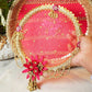 Peachy Bridal Karwa Chauth Thali Set