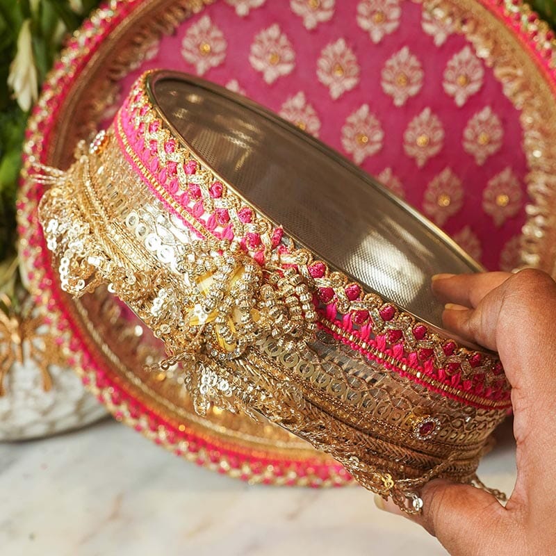 Banarasi Bliss KarwaChauth Thali Set